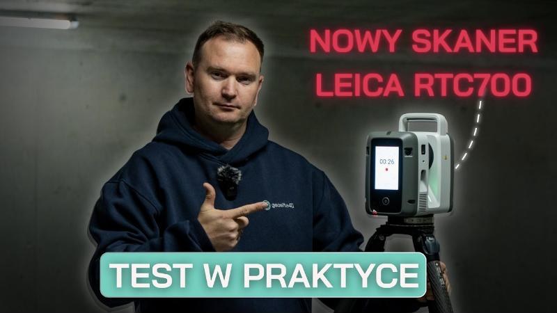 Miniatura odcinka Kanału Pomiarowego: test skanera Leica RTC700 w praktyce